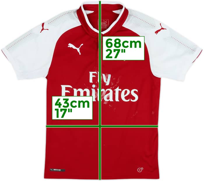 2017-18 Arsenal Home Shirt - 3/10 - (XS)