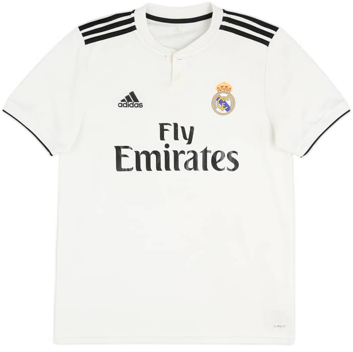 2018-19 Real Madrid Home Shirt Benzema #9 - 6/10 - (M)