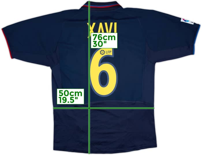 2003-04 Barcelona Third Shirt Xavi #6 - 10/10 - (M)