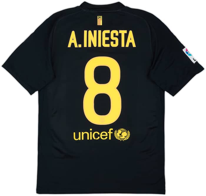 2011-12 Barcelona Away Shirt A.Iniesta #8 - 5/10 - (S)