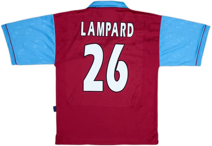 1995-97 West Ham Centenary Home Shirt Lampard #26 - 9/10 - (M)