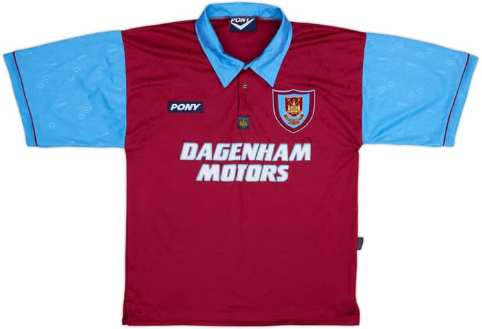 1995-97 West Ham Centenary Home Shirt Lampard #26 - 9/10 - (M)