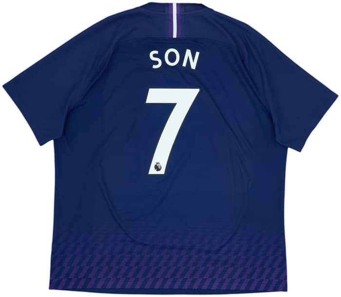 2019-20 Tottenham Authentic Away Shirt Son #7 - 8/10 - (XXL)