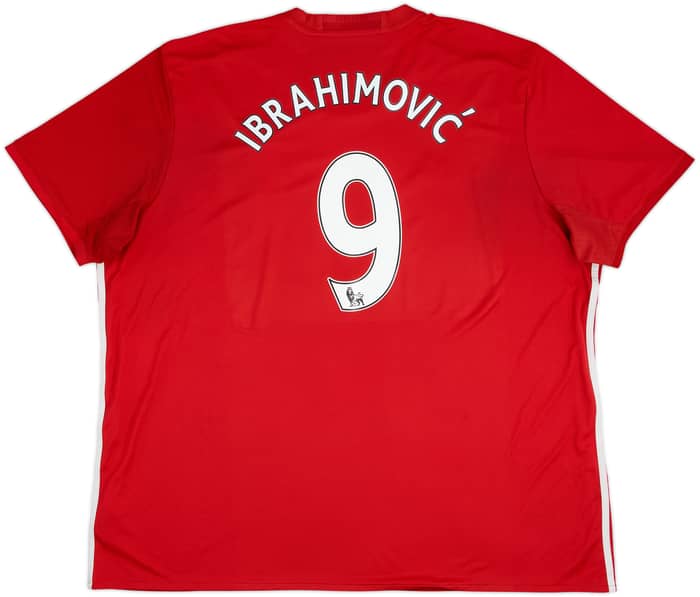 2016-17 Manchester United Home Shirt Ibrahimovic #9 - 5/10 - (3XL)