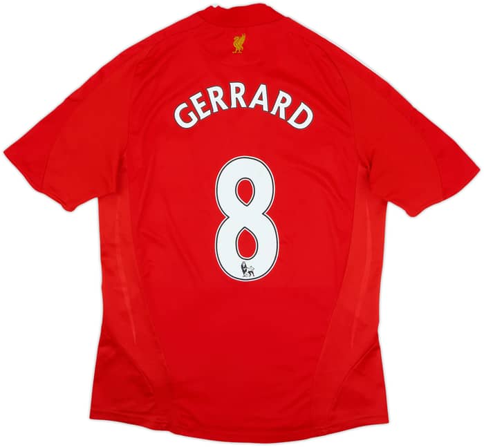 2008-10 Liverpool Local Camiseta Gerrard #8 - 6/10 - (M)