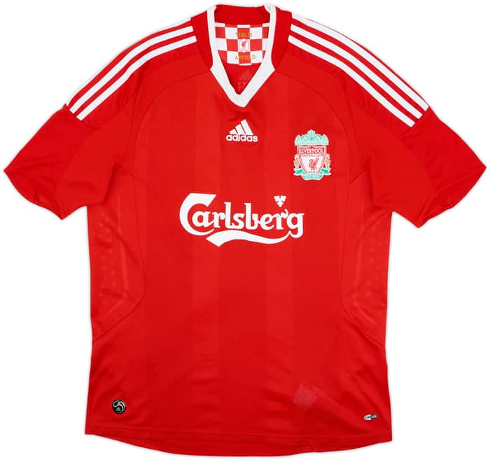 2008-10 Liverpool Local Camiseta Gerrard #8 - 6/10 - (M)