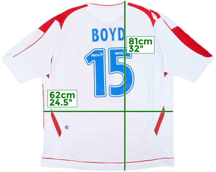 Camiseta de visitante del Rangers 2006-07 Boyd #15 - 6/10 - (XXL)