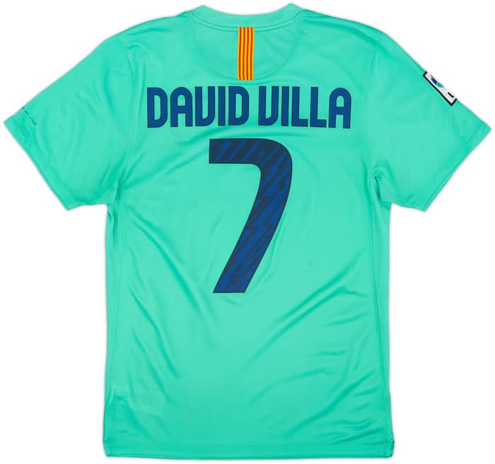 2010-11 Barcelona Away Shirt David Villa #7 - 8/10 - (S)
