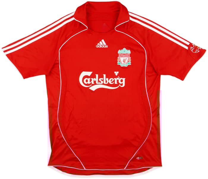 2006-08 Liverpool Home Shirt Gerrard #8 - 7/10 - (L)