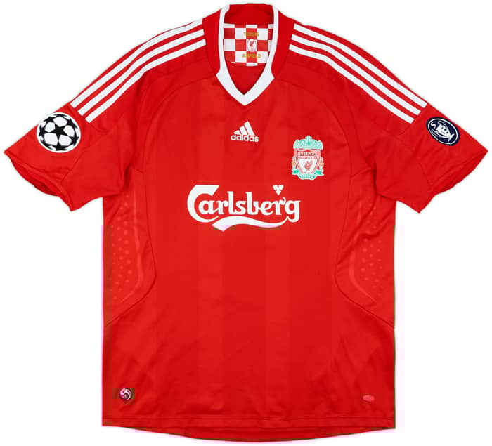 2008-10 Liverpool Home Shirt Alonso #14 - 8/10 - (L)