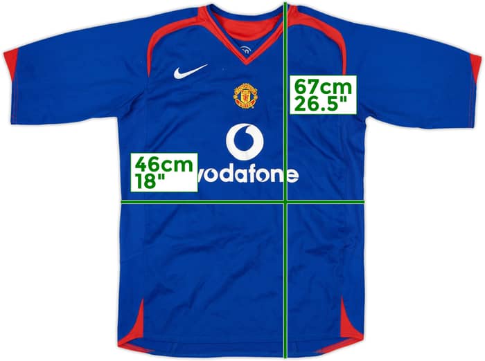 2005-06 Manchester United Away Shirt Rooney #8 - 4/10 - (XL.Boys)