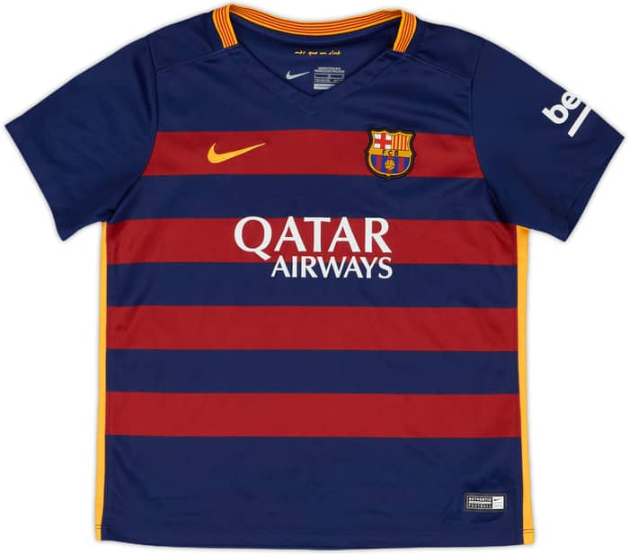 2015-16 Barcelona Home Shirt - 9/10 - (6-7 Years)