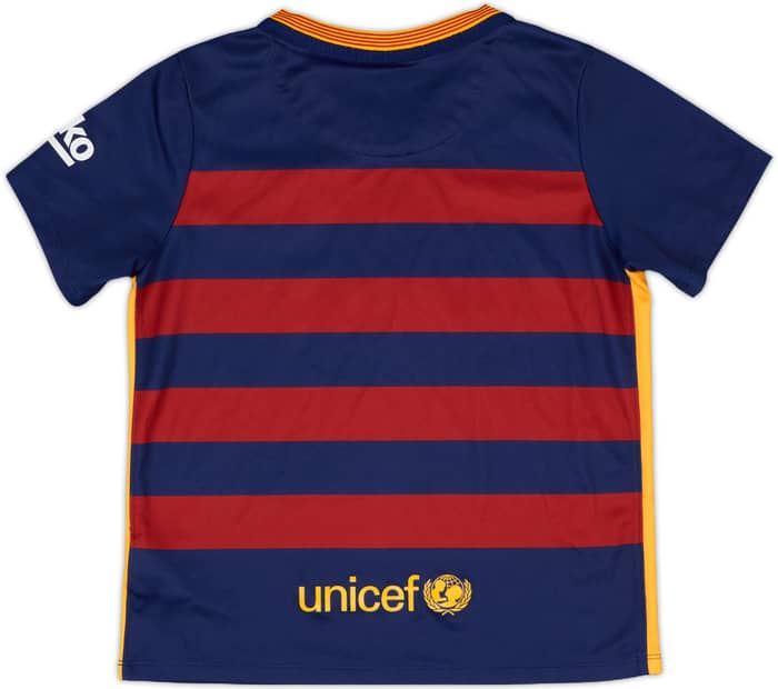 2015-16 Barcelona Home Shirt - 9/10 - (6-7 Years)