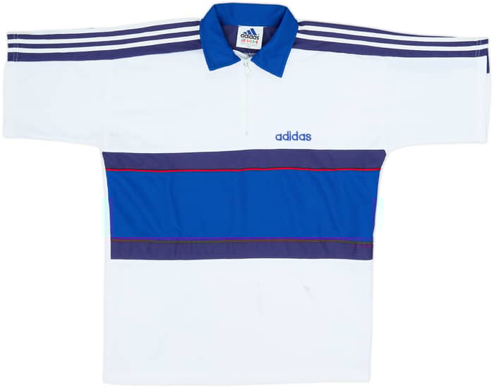 1990s adidas 1/4 Zip Polo Shirt - 5/10 - (XXL)