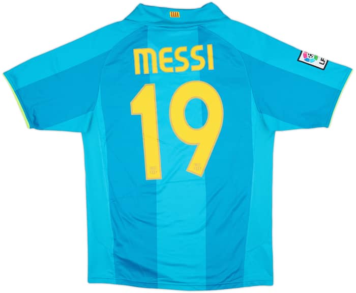 2007-09 Barcelona Away Shirt Messi #19 - 7/10 - (S)