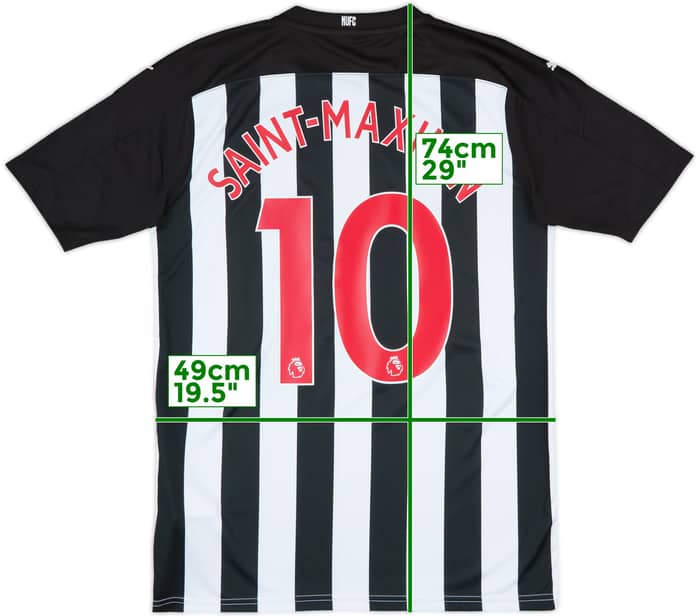 2020-21 Newcastle Home Shirt Saint-Maximin #10 - 8/10 - (M)