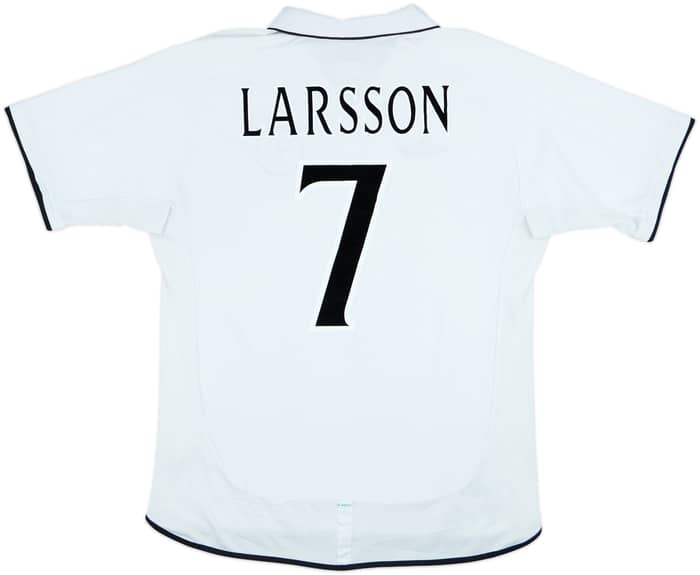 2001-02 Celtic Away Shirt Larsson #7 - 7/10 - (XL)