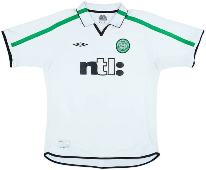 2001-02 Celtic Away Shirt Larsson #7 - 7/10 - (XL)