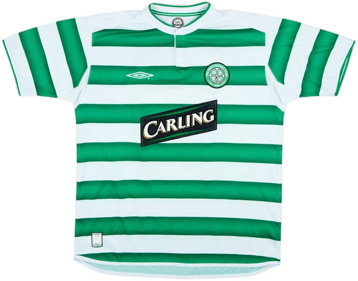 2003-04 Celtic Home Shirt Larsson #7 - 7/10 - (L)