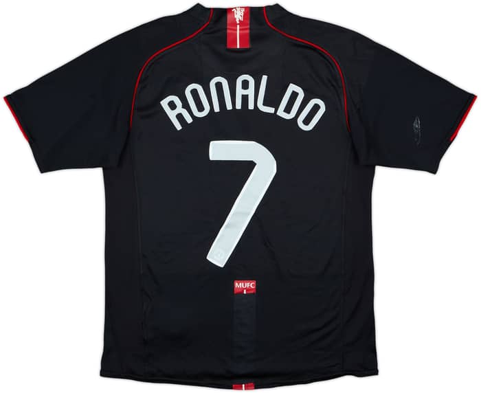 2007-08 Manchester United Camiseta Visitante Ronaldo #7 - 4/10 - (M)