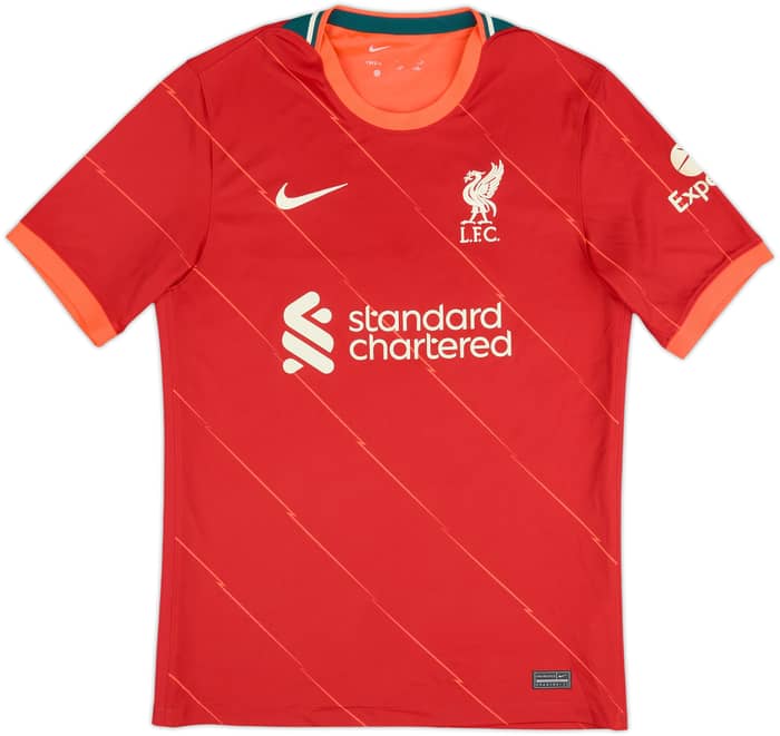 2021-22 Liverpool Home Shirt Jones #17 - 8/10 - (M)