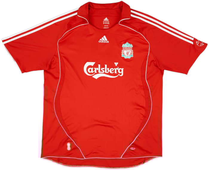2006-08 Liverpool Home Shirt Gerrard #8 - 5/10 - (XXL)