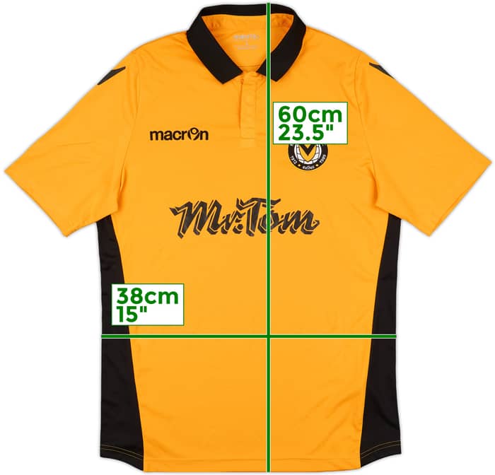 2016-17 Newport County Home Shirt - 8/10 - (L)