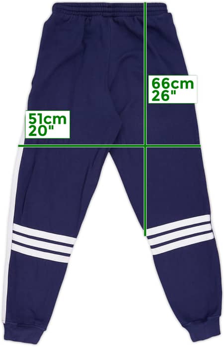 1999-00 Athletic Bilbao adidas Track Pants/Bottoms - 9/10 - (XL.Boys)