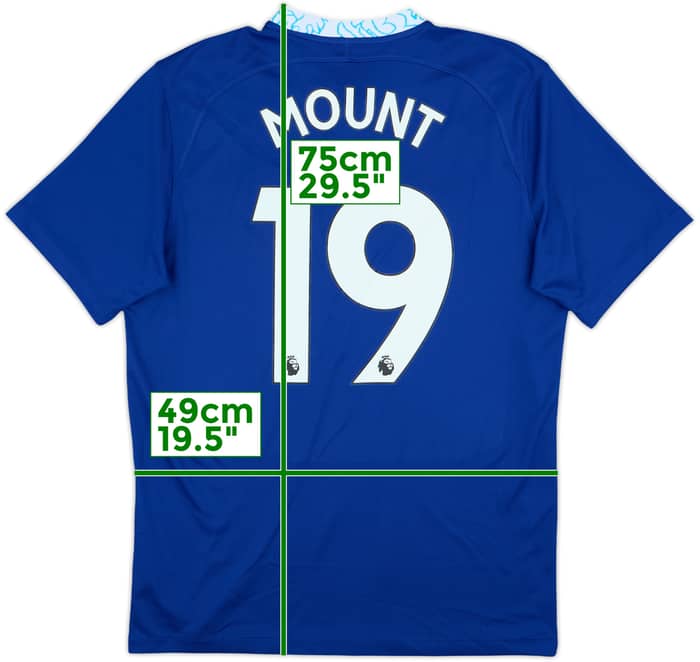 2022-23 Chelsea Home Shirt Mount #19 - 9/10 - (M)
