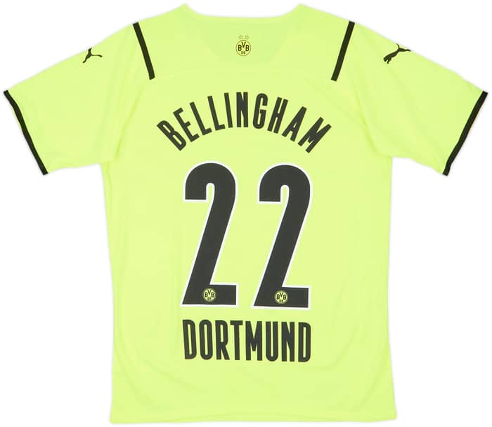 2021-22 Borussia Dortmund Authentic Home European Shirt Bellingham #22 (M)