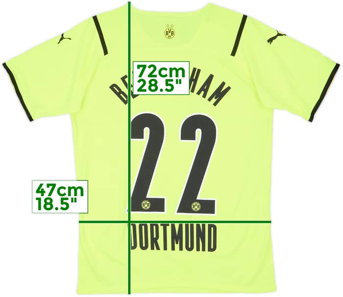 2021-22 Borussia Dortmund Authentic Home European Shirt Bellingham #22 (M)