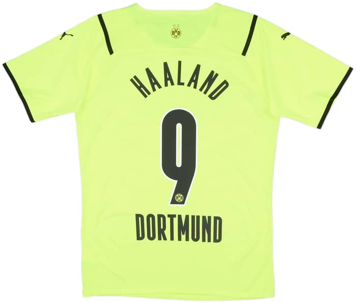 2021-22 Borussia Dortmund Authentic European Home Shirt Haaland #9 (L)