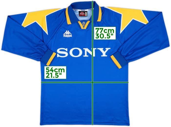 1995-96 Juventus Away L/S Shirt - 8/10 - (L)