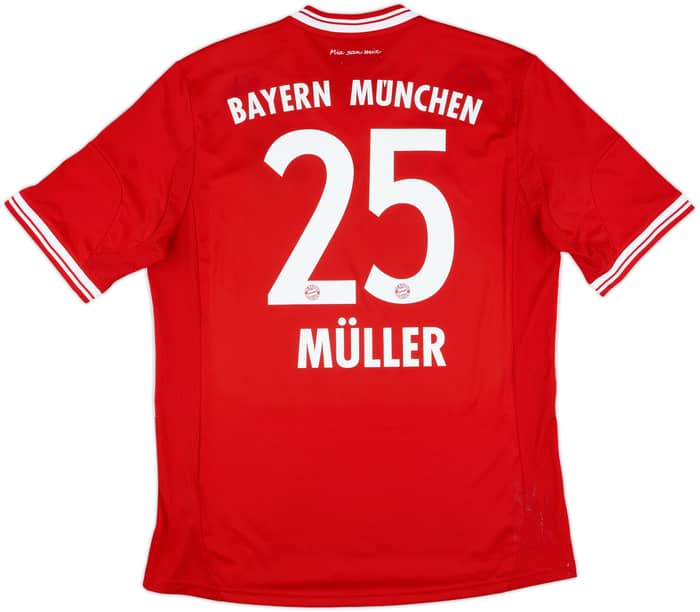 2013-14 Bayern Munich Home Shirt Muller #25 - 6/10 - (L)
