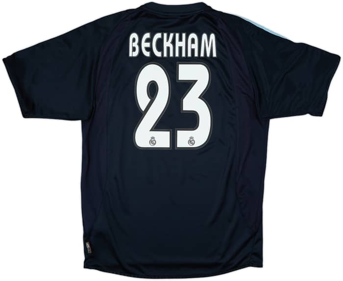 2003-04 Real Madrid Away Shirt Beckham #23 - 7/10 - (S)