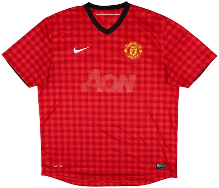 2012-13 Manchester United Home Shirt Chicharito #14 - 4/10 - (XL)