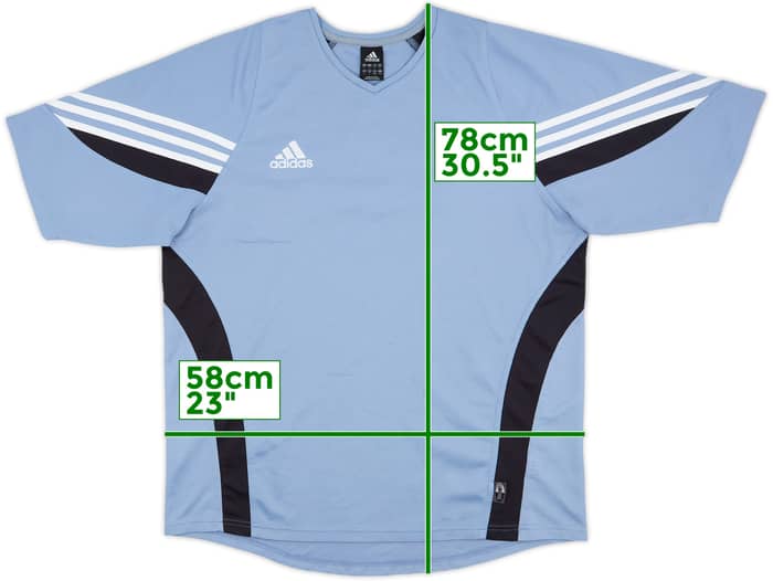 2003-04 Marseille adidas Training Shirt - 6/10 - (L)