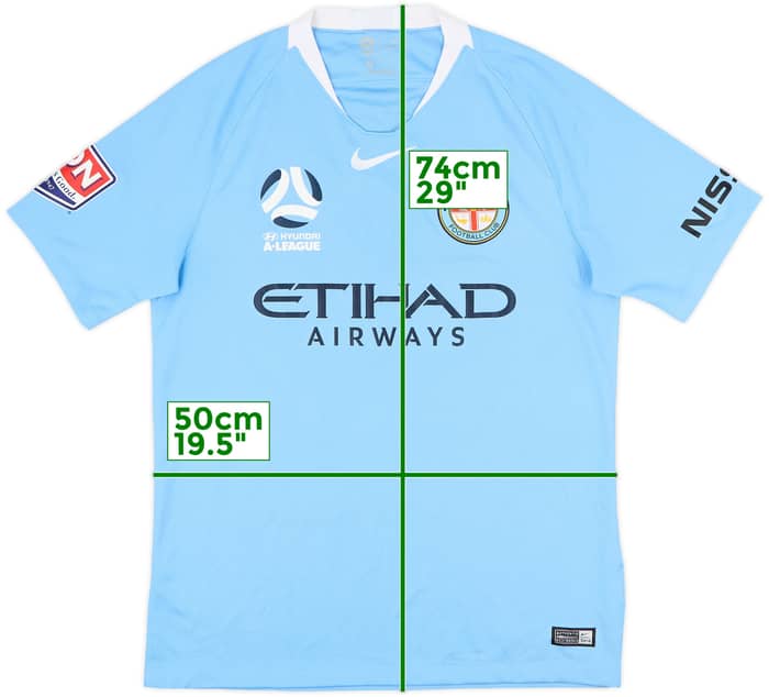 2018-19 Melbourne City Home Shirt - 8/10 - (M)