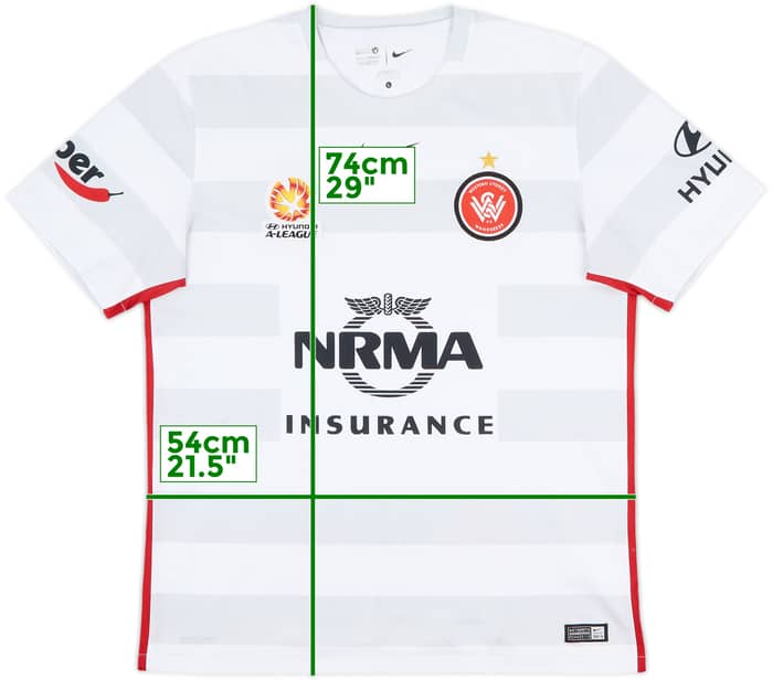 2015-16 Western Sydney Wanderers Away Shirt - 8/10 - (L)