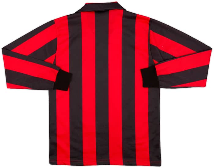 1988-89 AC Milan Home L/S Shirt - 7/10 - (S)