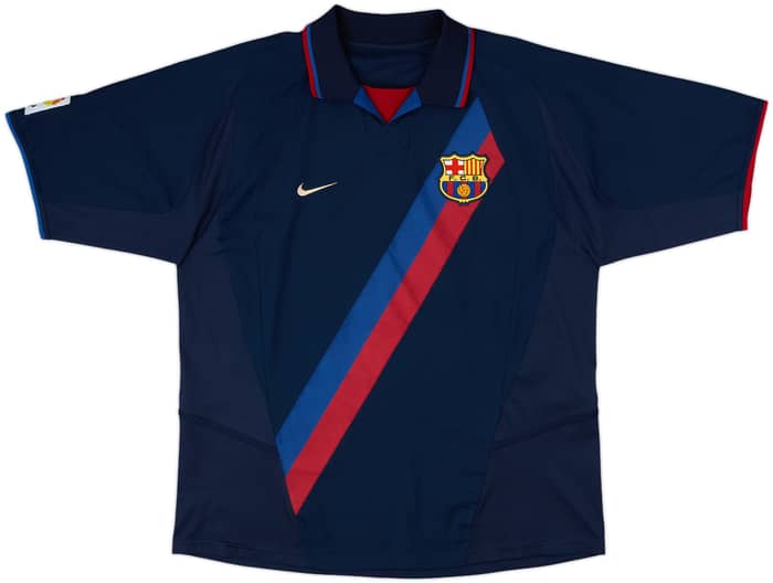 2002-03 Barcelona Away Shirt Xavi #6 - 8/10 - (XL)