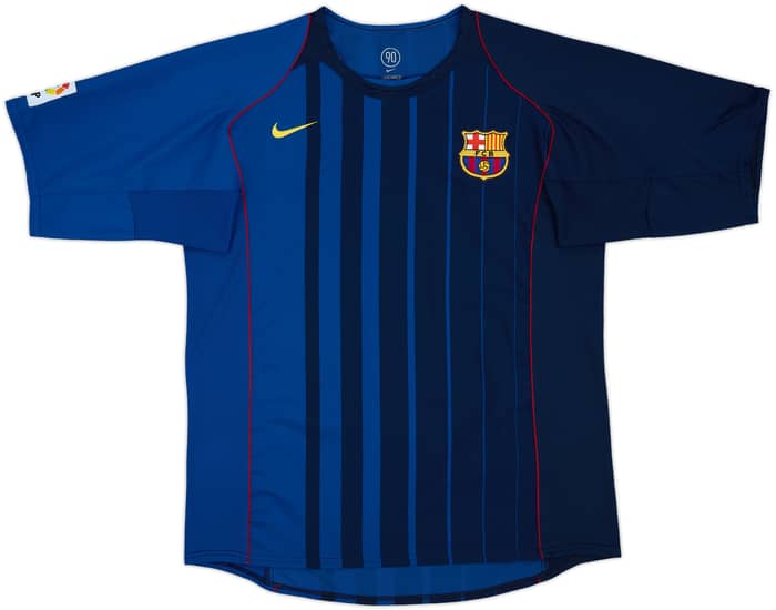 2004-05 Barcelona Away Shirt Ronaldinho #10 - 10/10 - (XL)