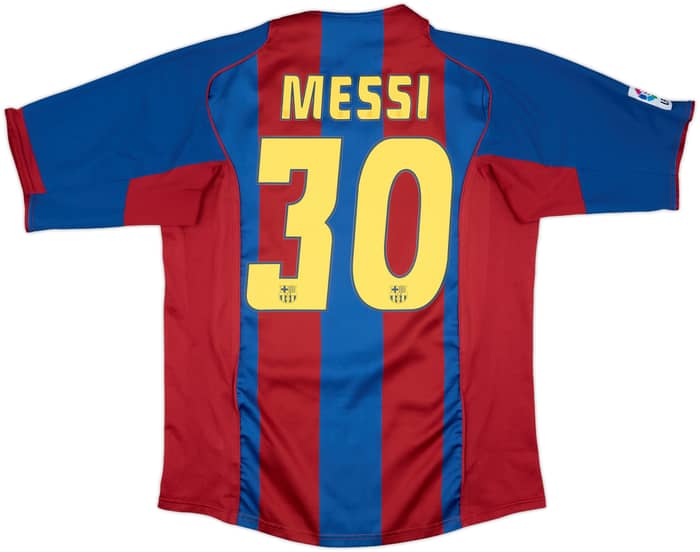 2004-05 Barcelona Home Shirt Messi #30 - 8/10 - (L)