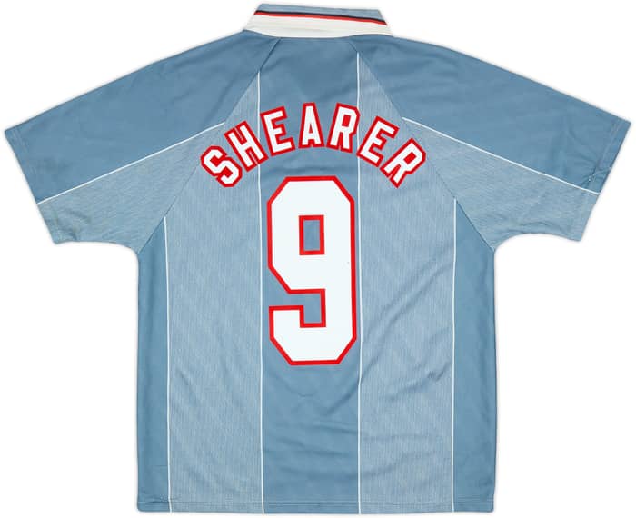 1996-97 England Away Shirt Shearer #9 - 8/10 - (M)