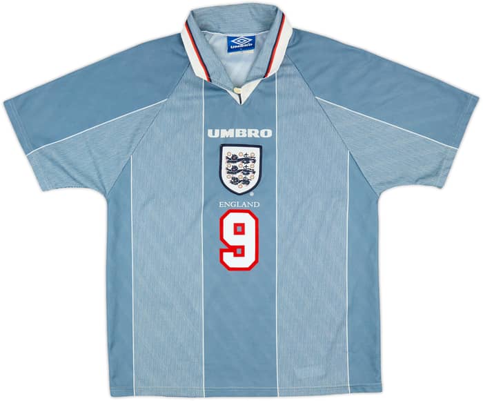 1996-97 England Away Shirt Shearer #9 - 8/10 - (M)