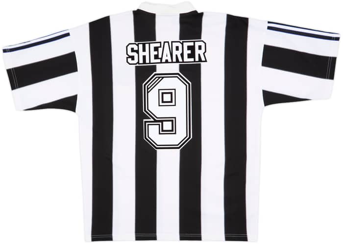1995-97 Newcastle Home Shirt Shearer #9 - 6/10 - (L)