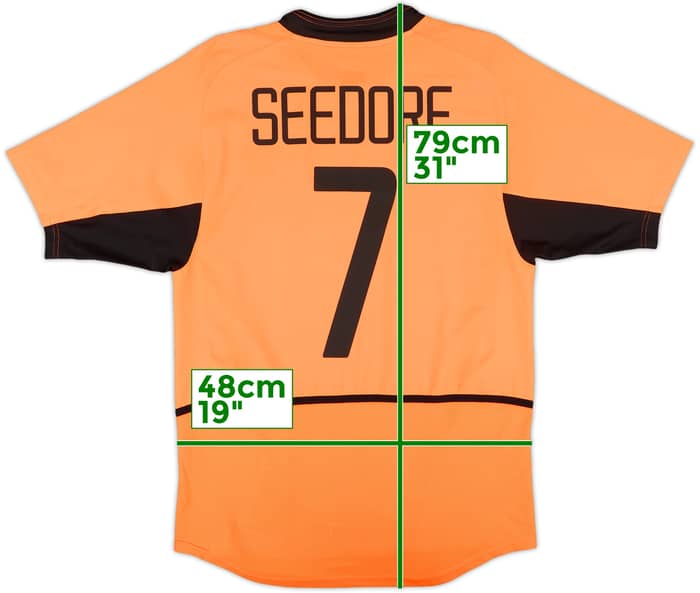 2002-04 Netherlands Home Shirt Seedorf #7 - 8/10 - (S)