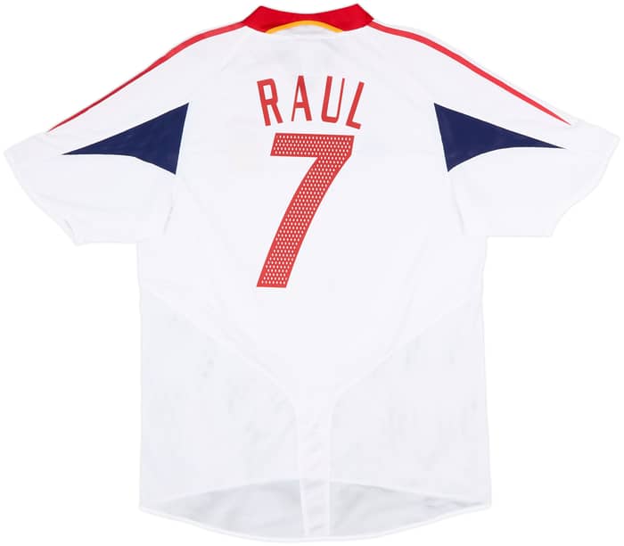 2004-06 Spain Away Shirt Raul #7 - 10/10 - (L)