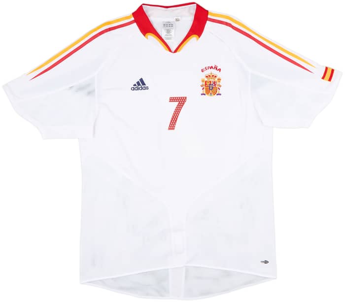 2004-06 Spain Away Shirt Raul #7 - 10/10 - (L)