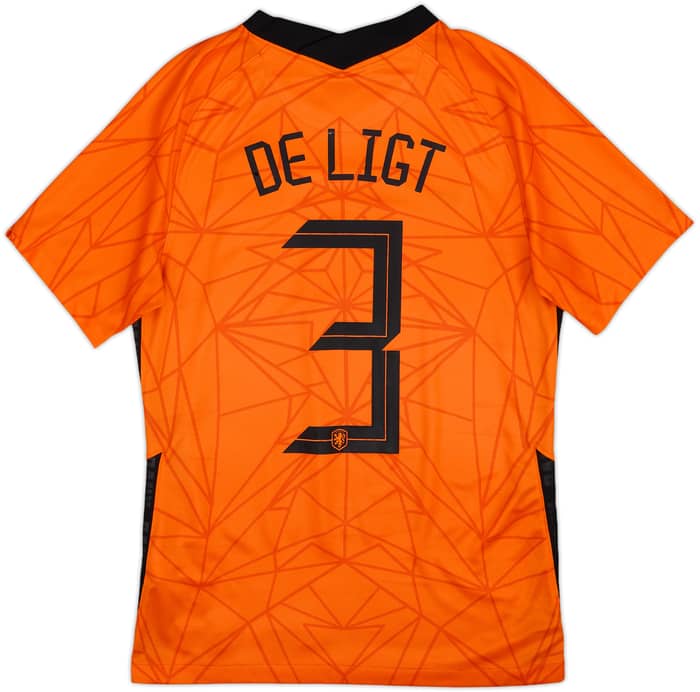 2020-21 Netherlands Home Shirt De Ligt #3 - 10/10 - (S)